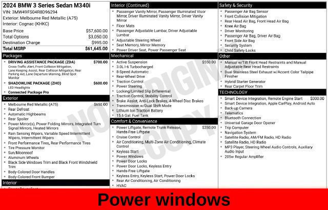 Used 2024 BMW M340i w/ Driving Assistance Package RWD image 42