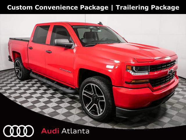 Used 2018 Chevrolet Silverado 1500 Custom w/ LPO, Black Pack AWD/4WD image 1