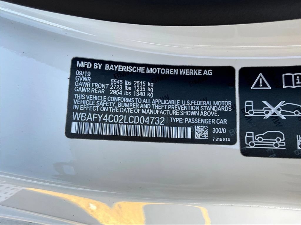 Used 2020 BMW M850i xDrive Convertible w/ Driving Assistance Package AWD/4WD image 17