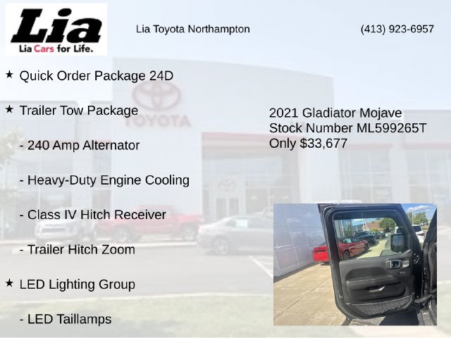 Used 2021 Jeep Gladiator Mojave AWD/4WD image 7