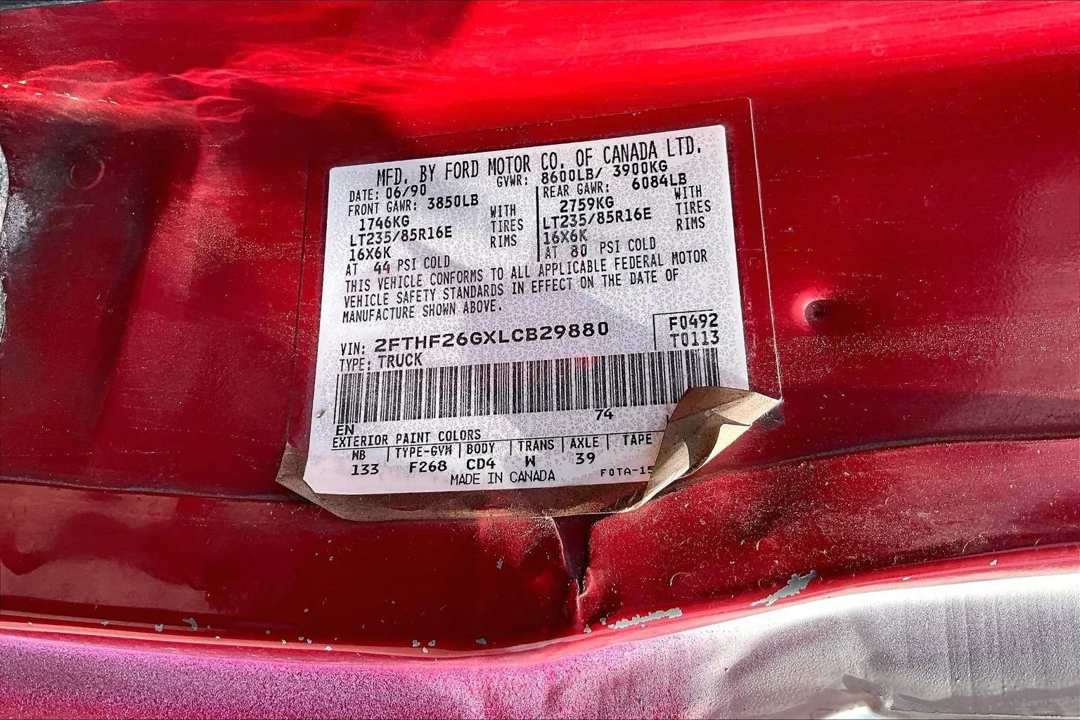 Used 1990 Ford F250 4x4 Regular Cab image 19