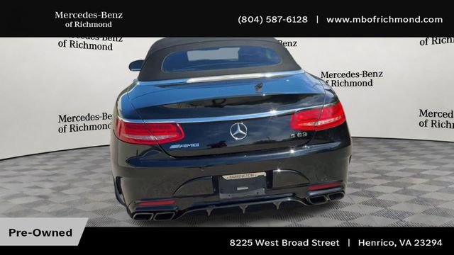 Used 2017 Mercedes-Benz S 63 AMG 4MATIC Cabriolet image 9