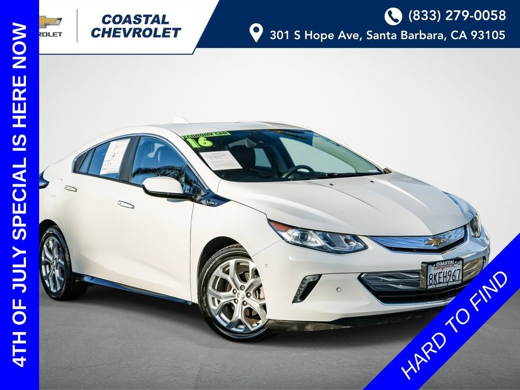Used 2016 Chevrolet Volt Premier w/ Driver Confidence Package