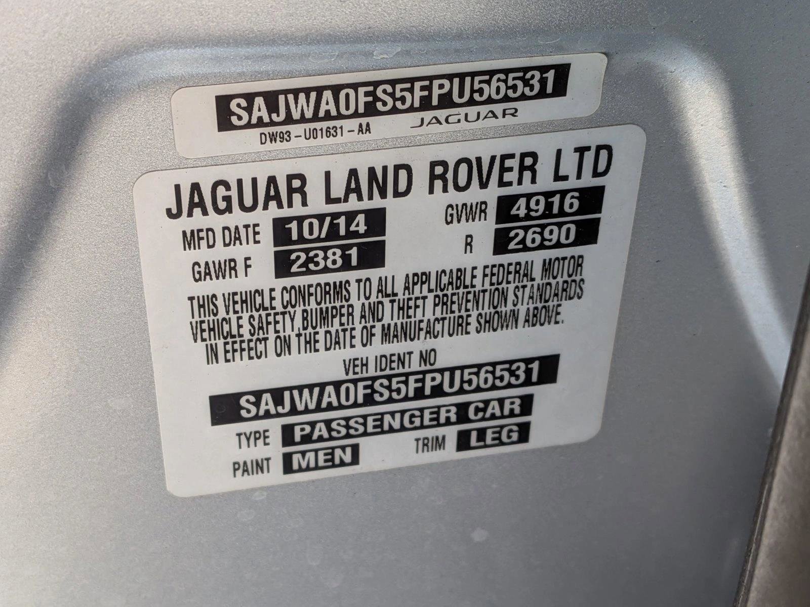 Used 2015 Jaguar XF Premium RWD image 14