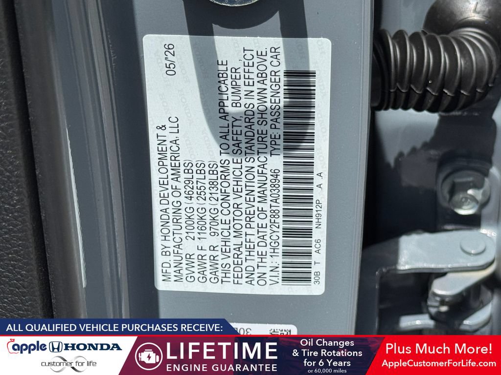 New 2026 Honda Accord Touring image 29