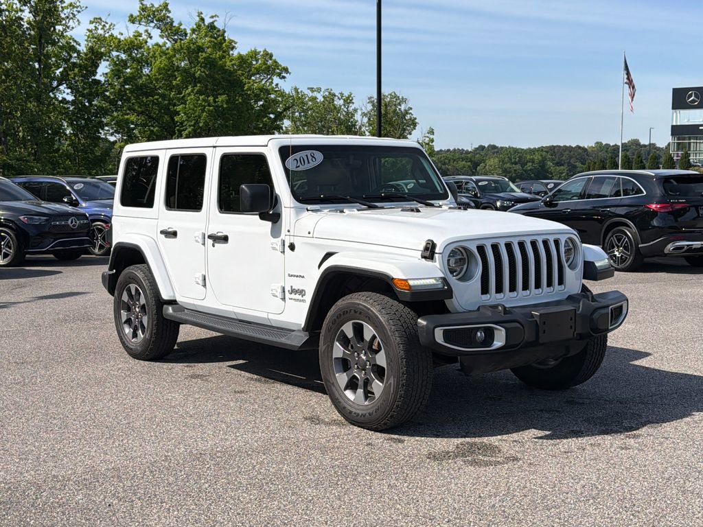 Used 2018 Jeep Wrangler Unlimited Sahara AWD/4WD image 1