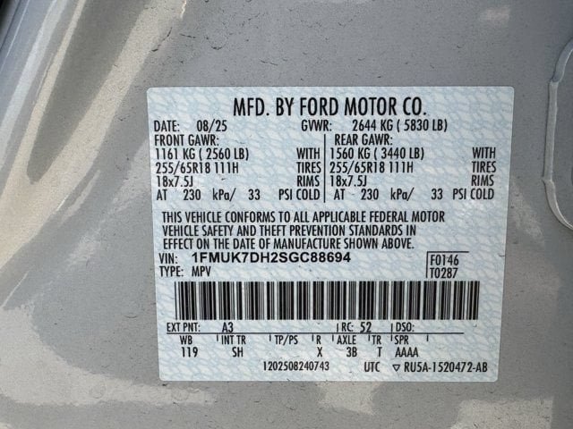 Used 2025 Ford Explorer Active w/ Active Comfort Package RWD image 38