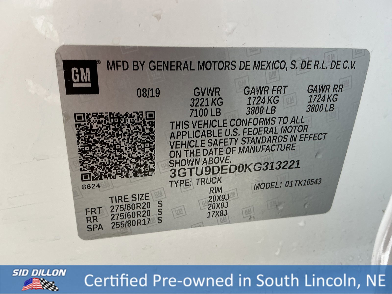 Used 2019 GMC Sierra 1500 SLT w/ SLT Premium Plus Package image 15