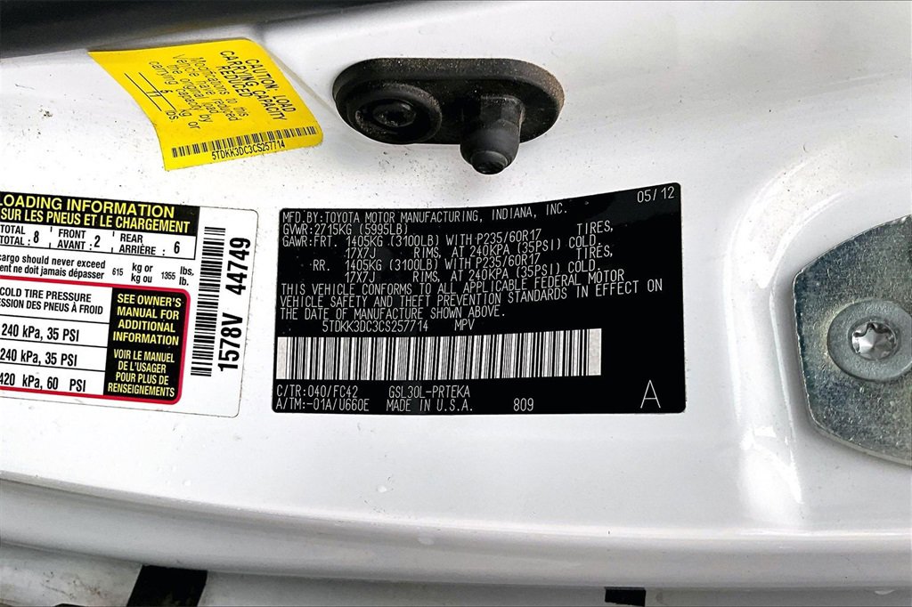 Used 2012 Toyota Sienna LE image 9