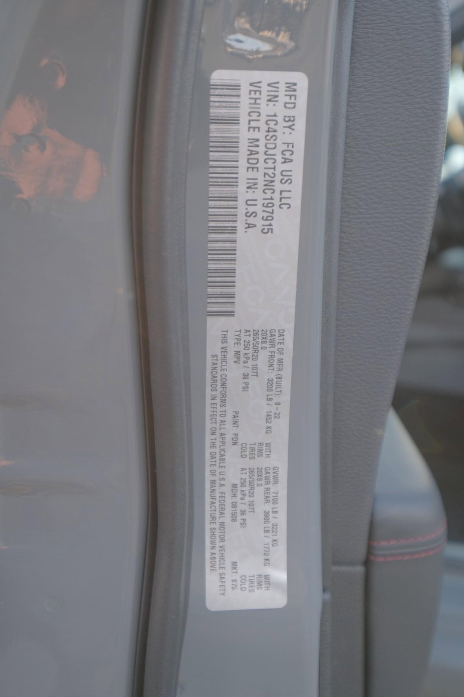 Used 2022 Dodge Durango R/T w/ Blacktop Package image 31