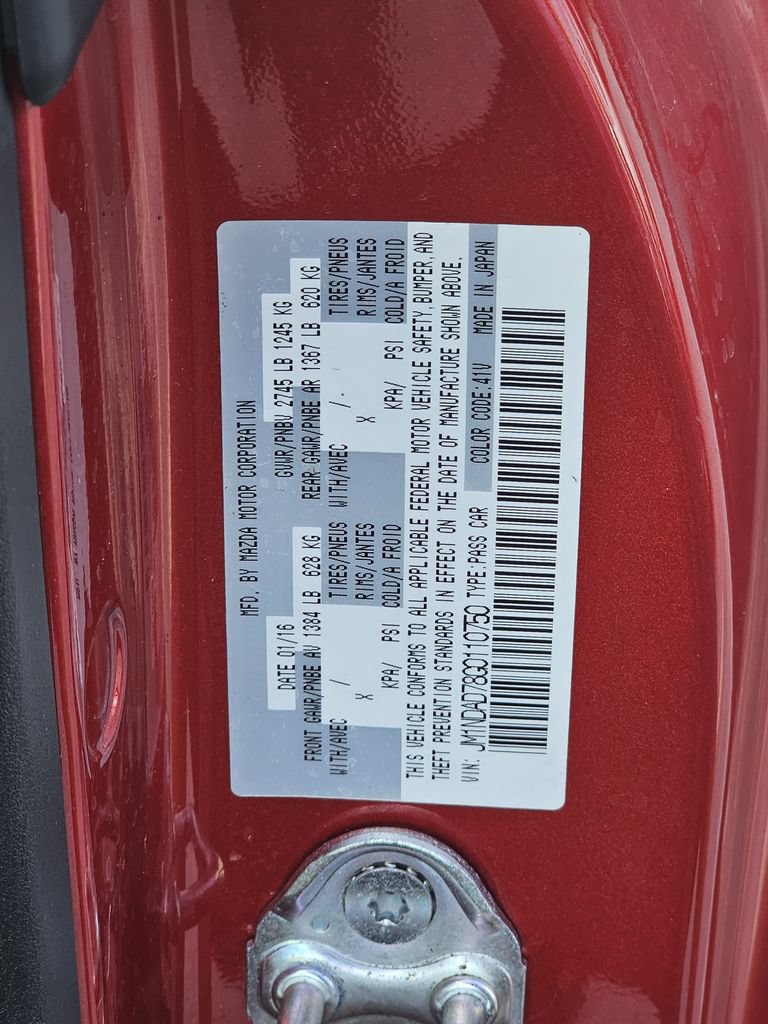 Used 2016 MAZDA MX-5 Miata Grand Touring RWD image 21
