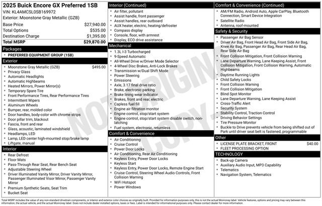 Used 2025 Buick Encore GX Preferred image 4