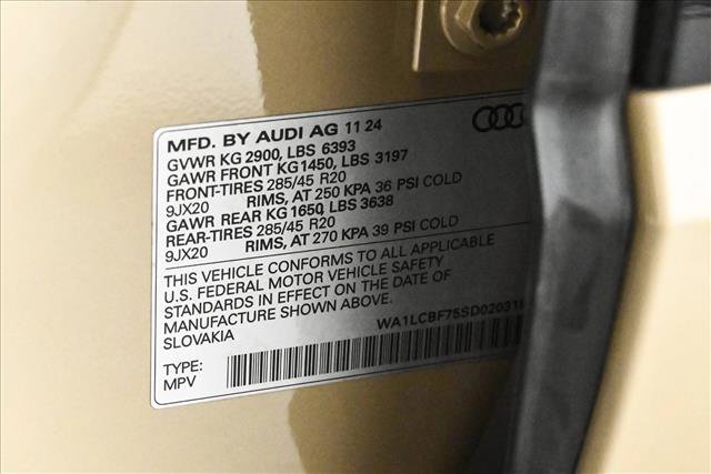 Certified 2025 Audi Q7 2.0T Premium Plus image 27