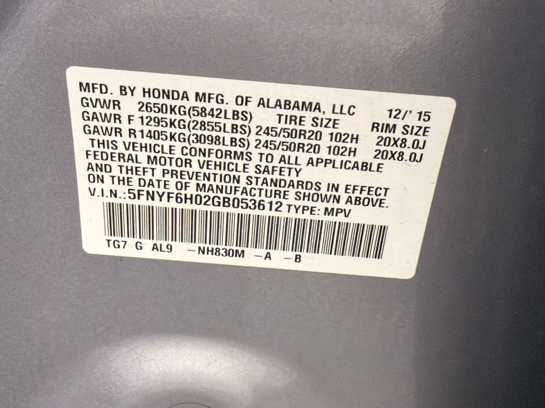 Used 2016 Honda Pilot Elite image 18