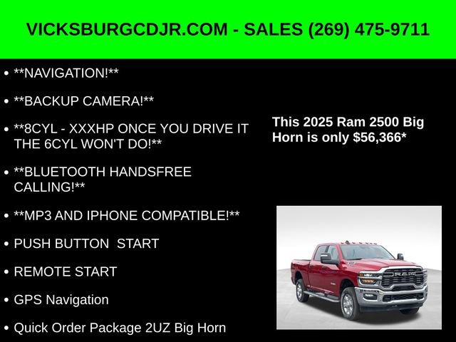 New 2025 RAM 2500 Big Horn image 5