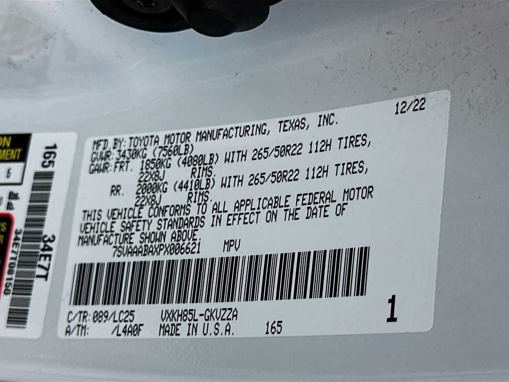 Used 2023 Toyota Sequoia Capstone image 34