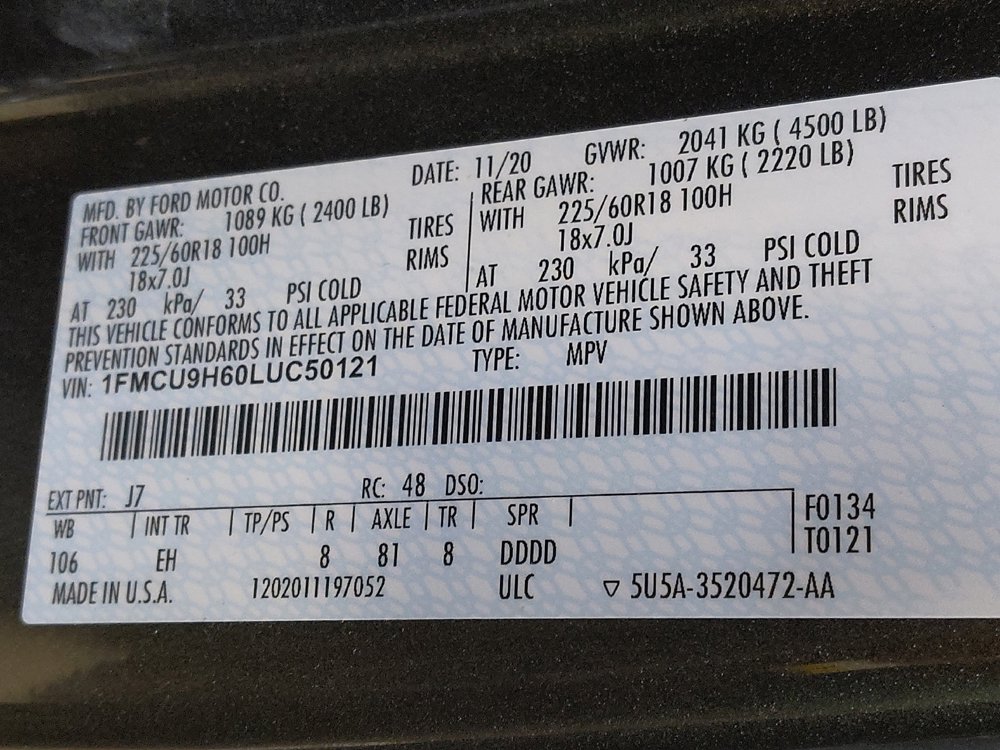 Used 2020 Ford Escape SEL AWD/4WD image 33