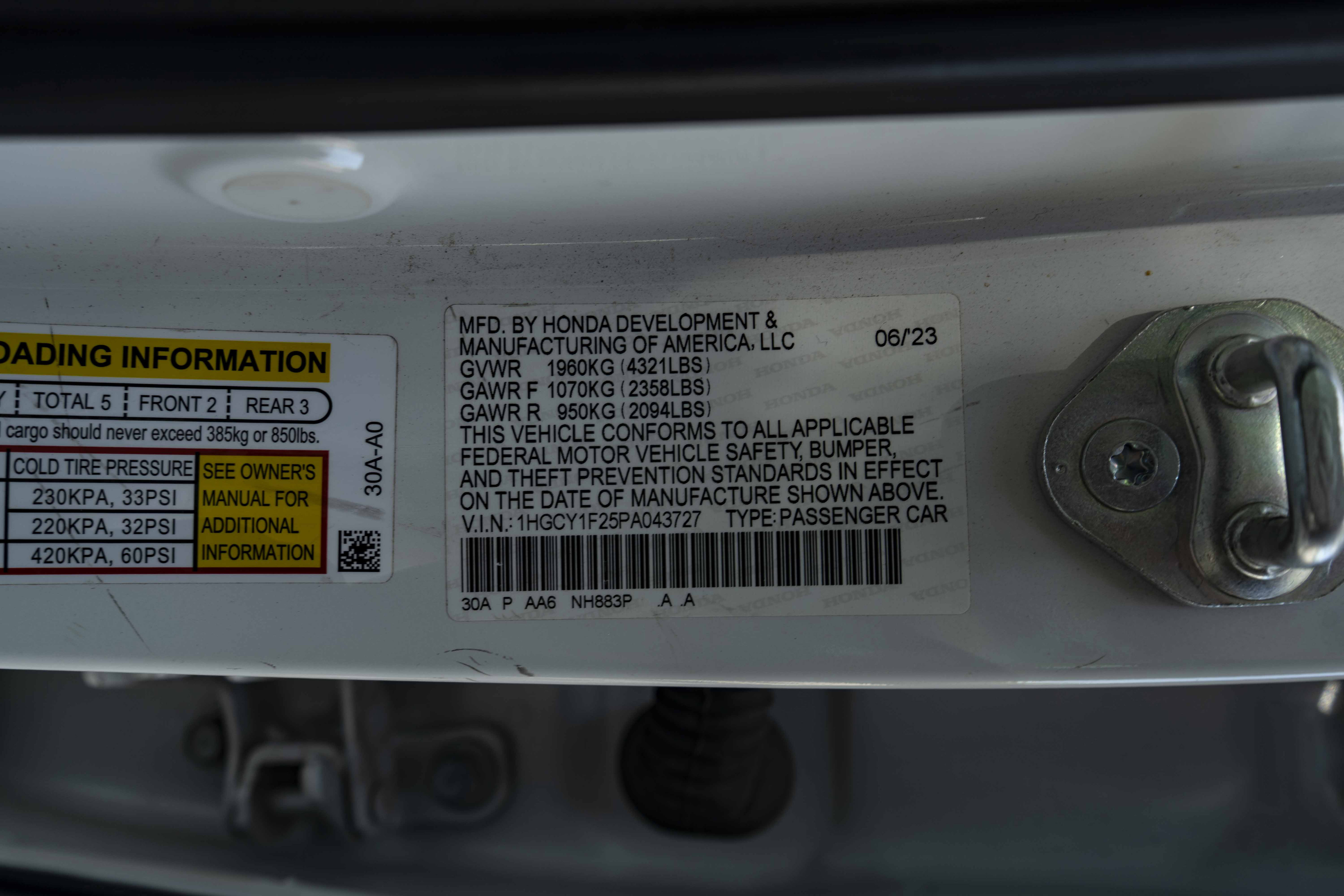 Certified 2023 Honda Accord LX image 41