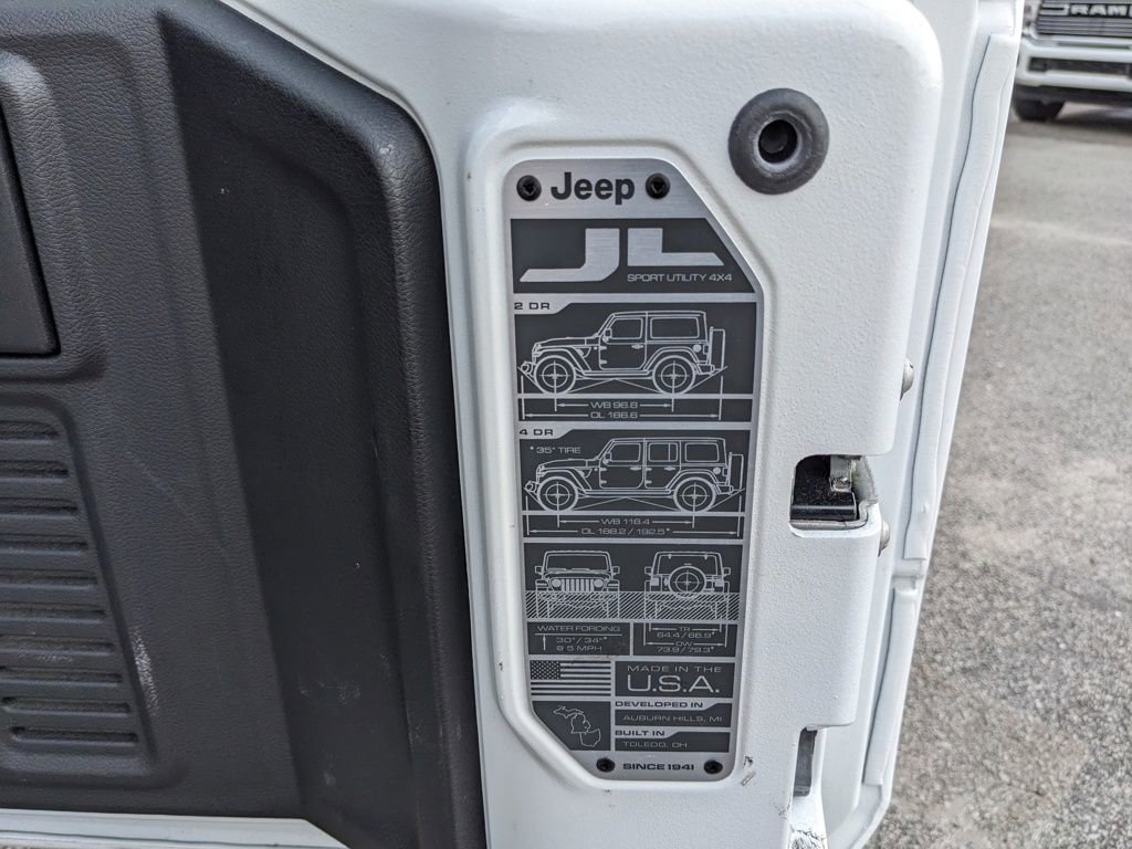 Certified 2025 Jeep Wrangler Unlimited Sport S 4xe image 30