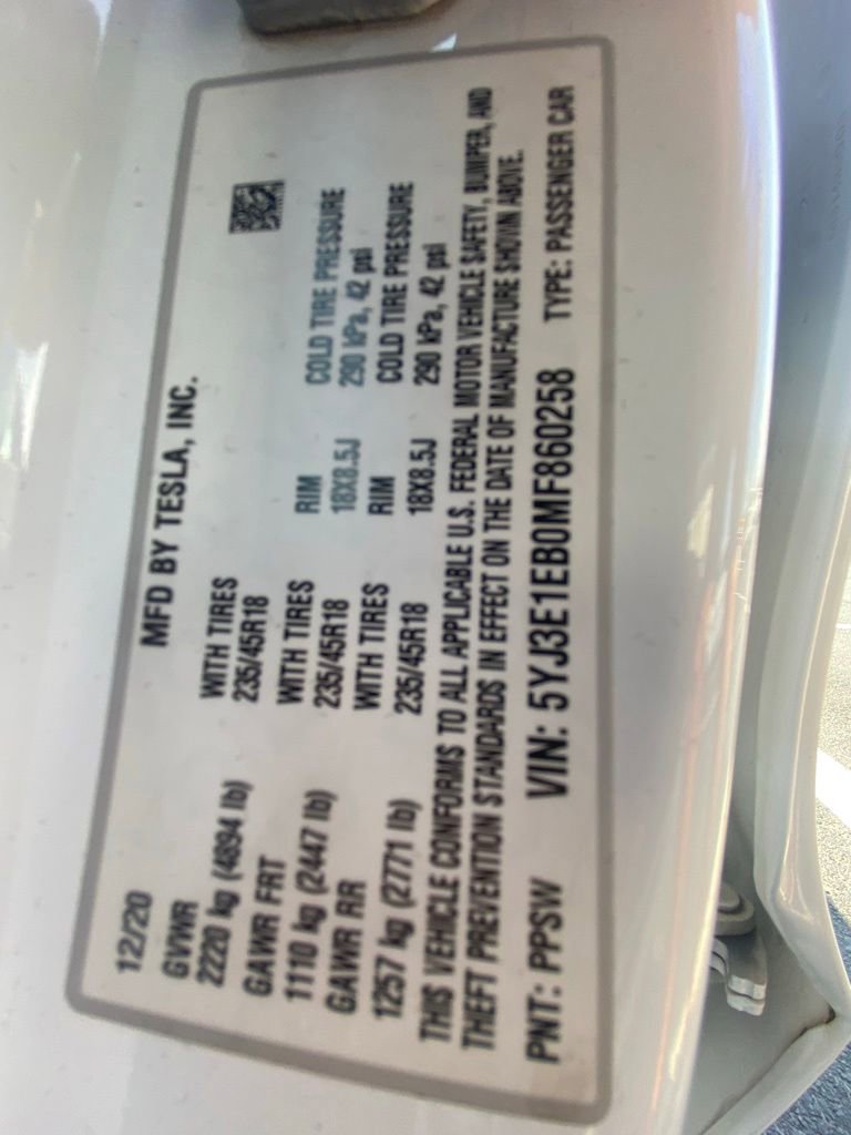 Used 2021 Tesla Model 3 Long Range AWD/4WD image 29