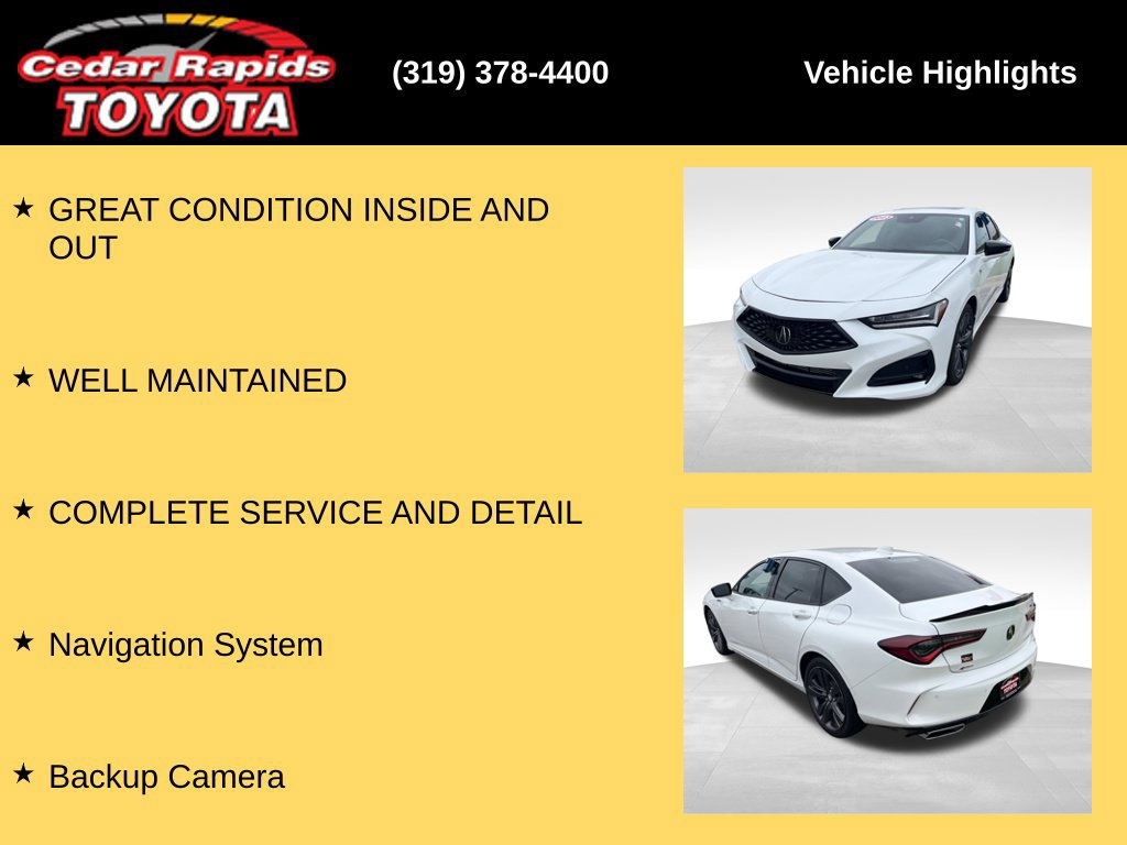 Used 2023 Acura TLX w/ A-SPEC Package FWD image 7