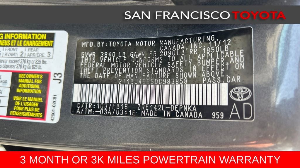 Used 2013 Toyota Corolla LE image 35