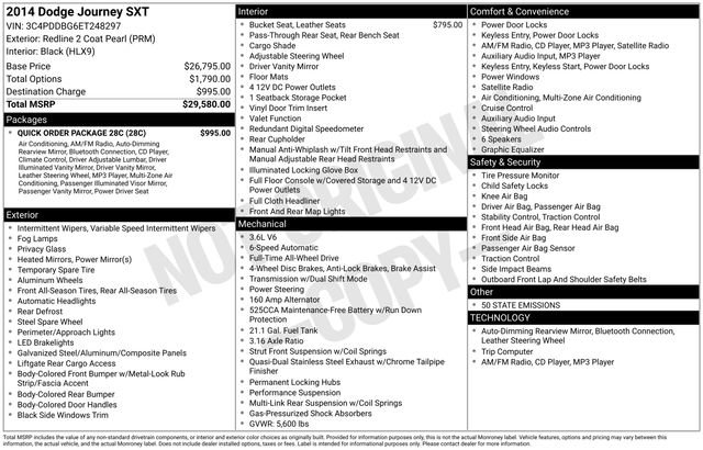 Used 2014 Dodge Journey SXT w/ Quick Order Package 28C image 7