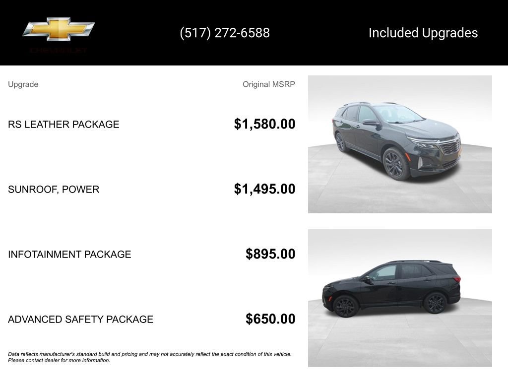 Used 2022 Chevrolet Equinox RS w/ RS Leather Package AWD/4WD image 5