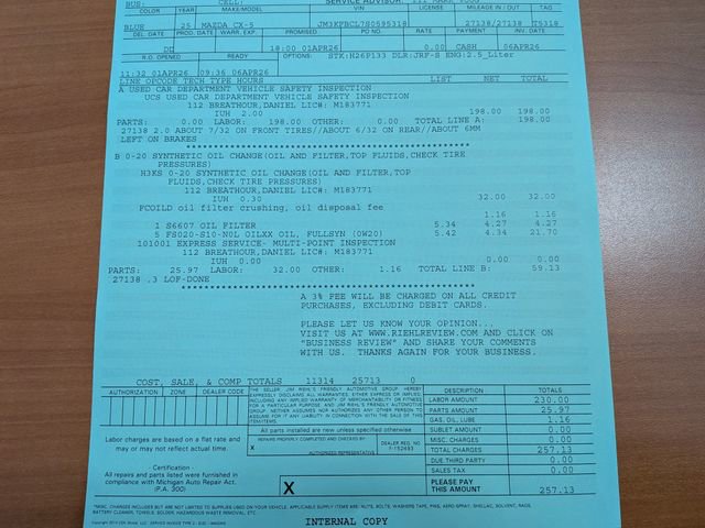 Used 2025 MAZDA CX-5 AWD 2.5 S w/ Preferred Package image 4