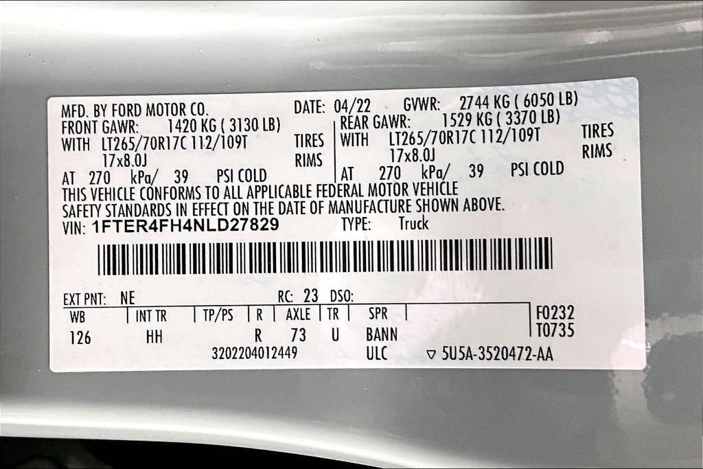 Used 2022 Ford Ranger Lariat w/ Tremor Off-Road Package image 32