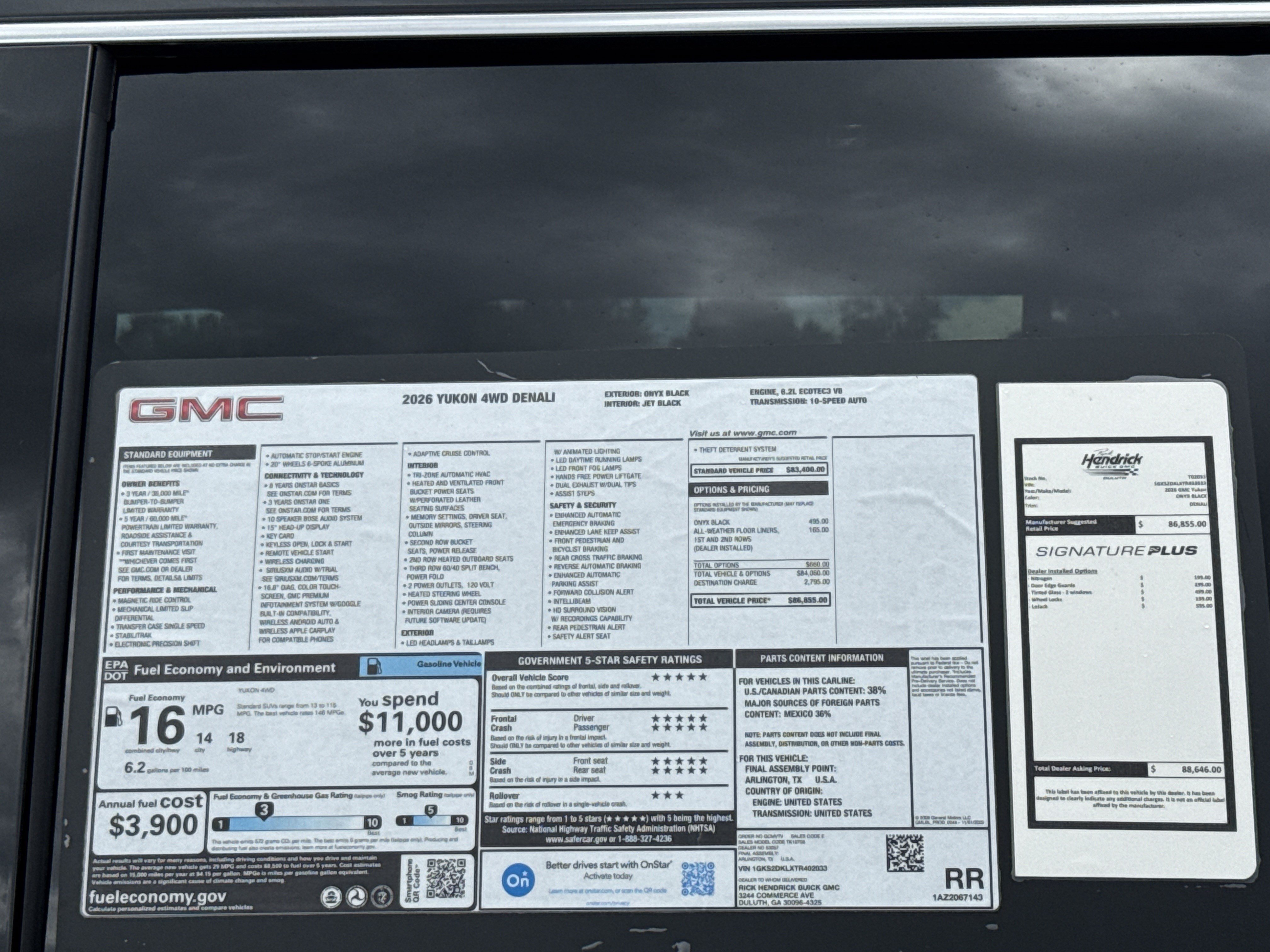 New 2026 GMC Yukon Denali AWD/4WD image 40