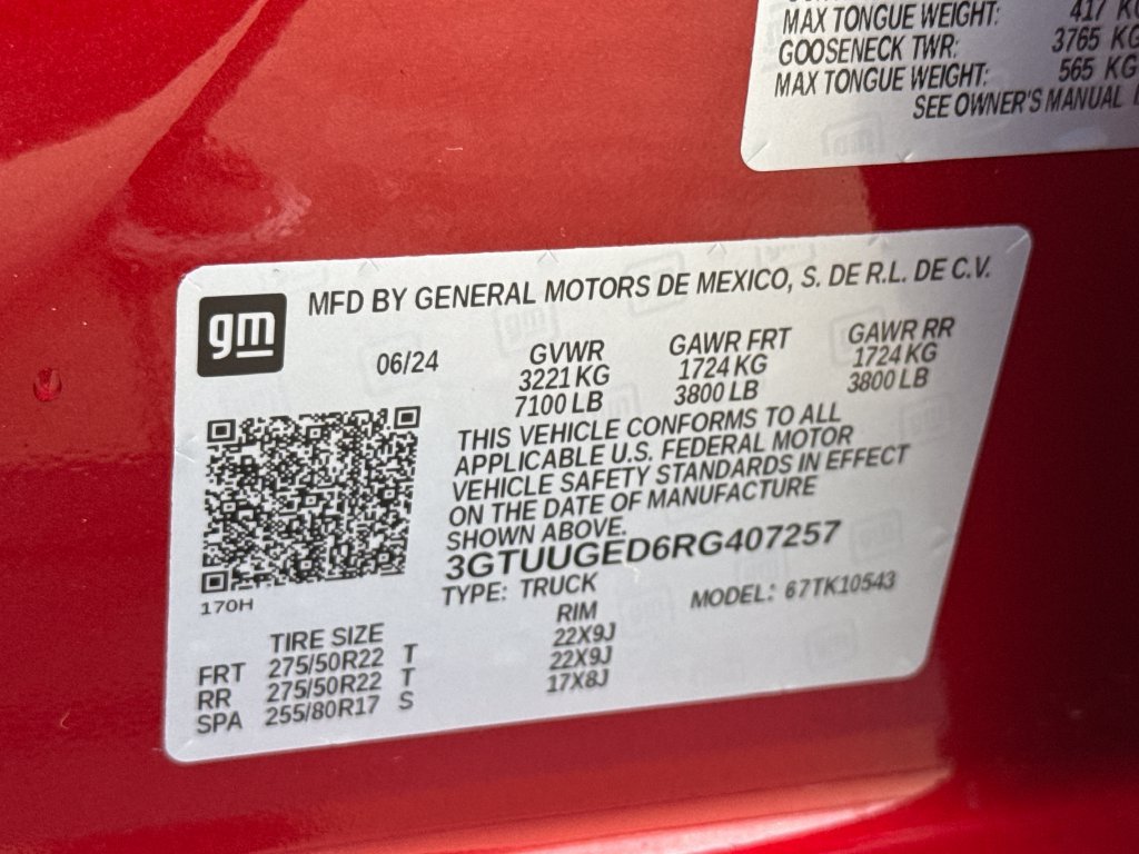 Certified 2024 GMC Sierra 1500 Denali w/ Denali Reserve Package AWD/4WD image 48