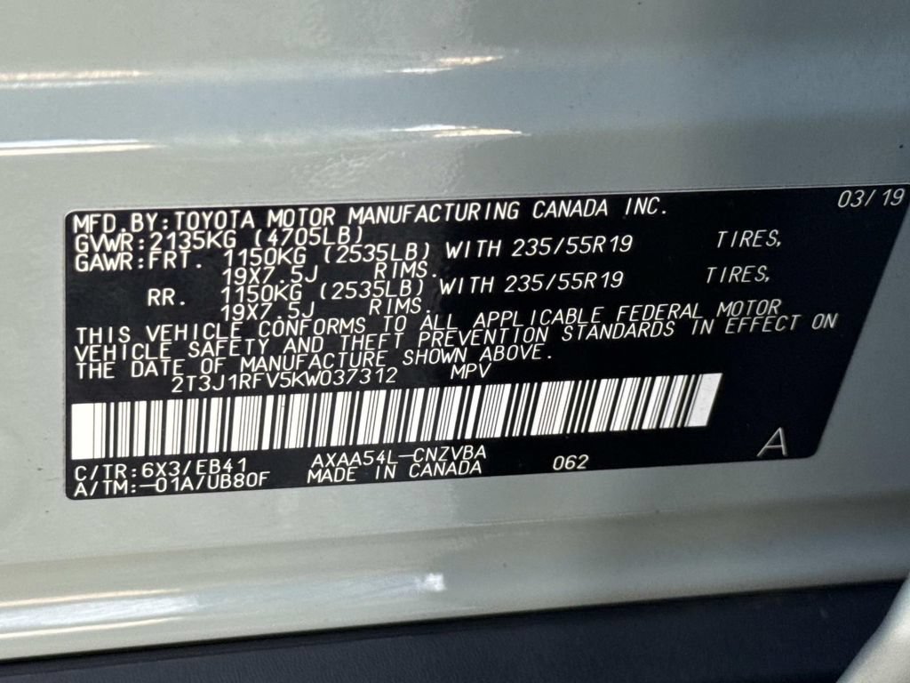 Used 2019 Toyota RAV4 Adventure w/ Cold Weather Package AWD/4WD image 31