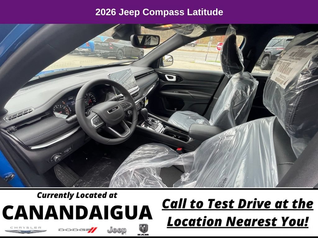 New 2026 Jeep Compass Latitude w/ Quick Order Package 29K AWD/4WD image 14