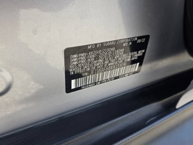 Used 2022 Subaru WRX Premium w/ Popular Package #2 AWD/4WD image 19