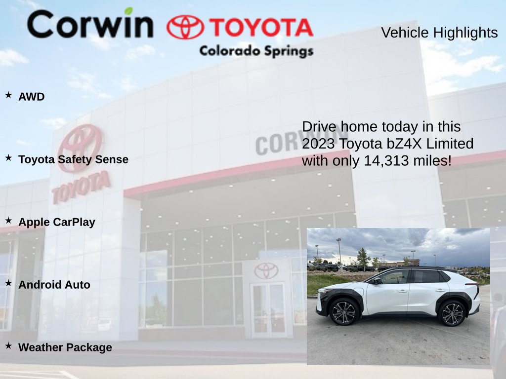 Used 2023 Toyota bZ4X AWD w/ Weather Package image 7