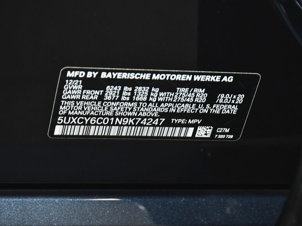 Used 2022 BMW X6 xDrive40i w/ Executive Package image 19