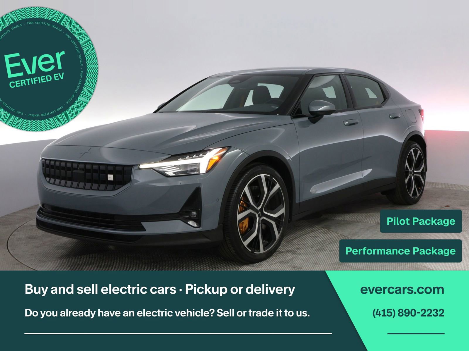Used 2023 Polestar Polestar 2 Long Range Dual Motor Performa w/ Pilot Pack image 1