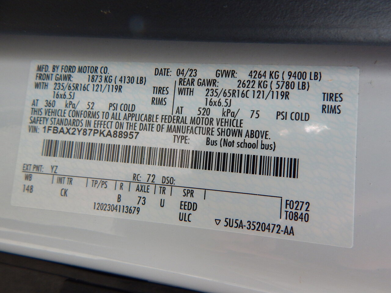 Used 2023 Ford Transit 350 XLT image 27