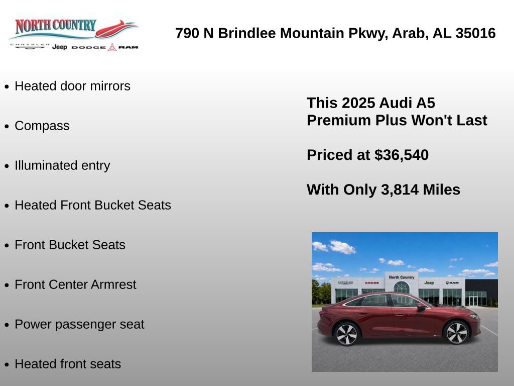 Used 2025 Audi A5 2.0T Premium Plus AWD/4WD image 15