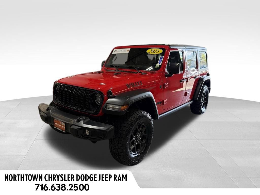 Certified 2025 Jeep Wrangler Unlimited Sport