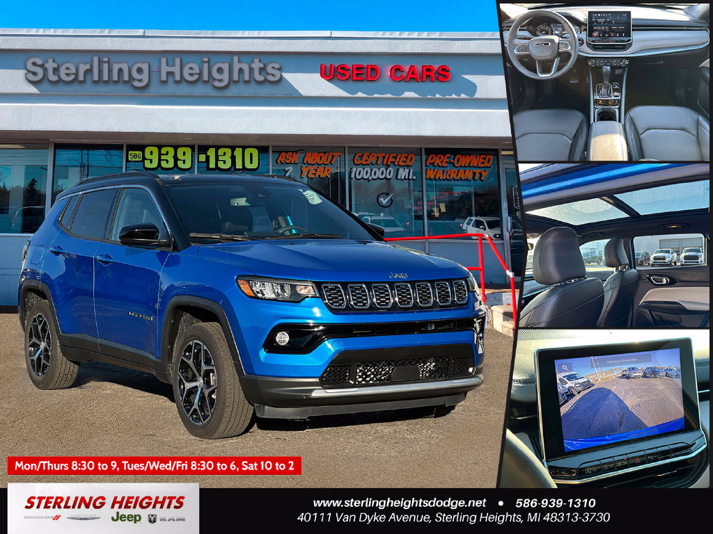 Used 2024 Jeep Compass Limited w/ Sun and Sound Group
