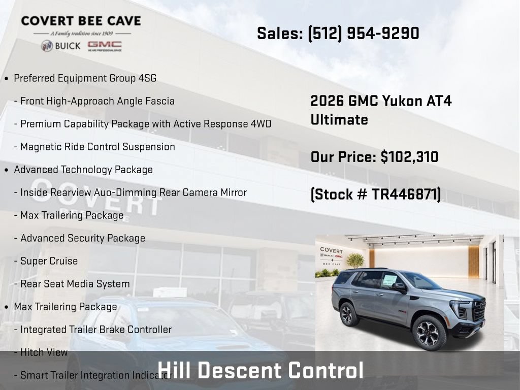 New 2026 GMC Yukon AT4 Ultimate AWD/4WD image 18