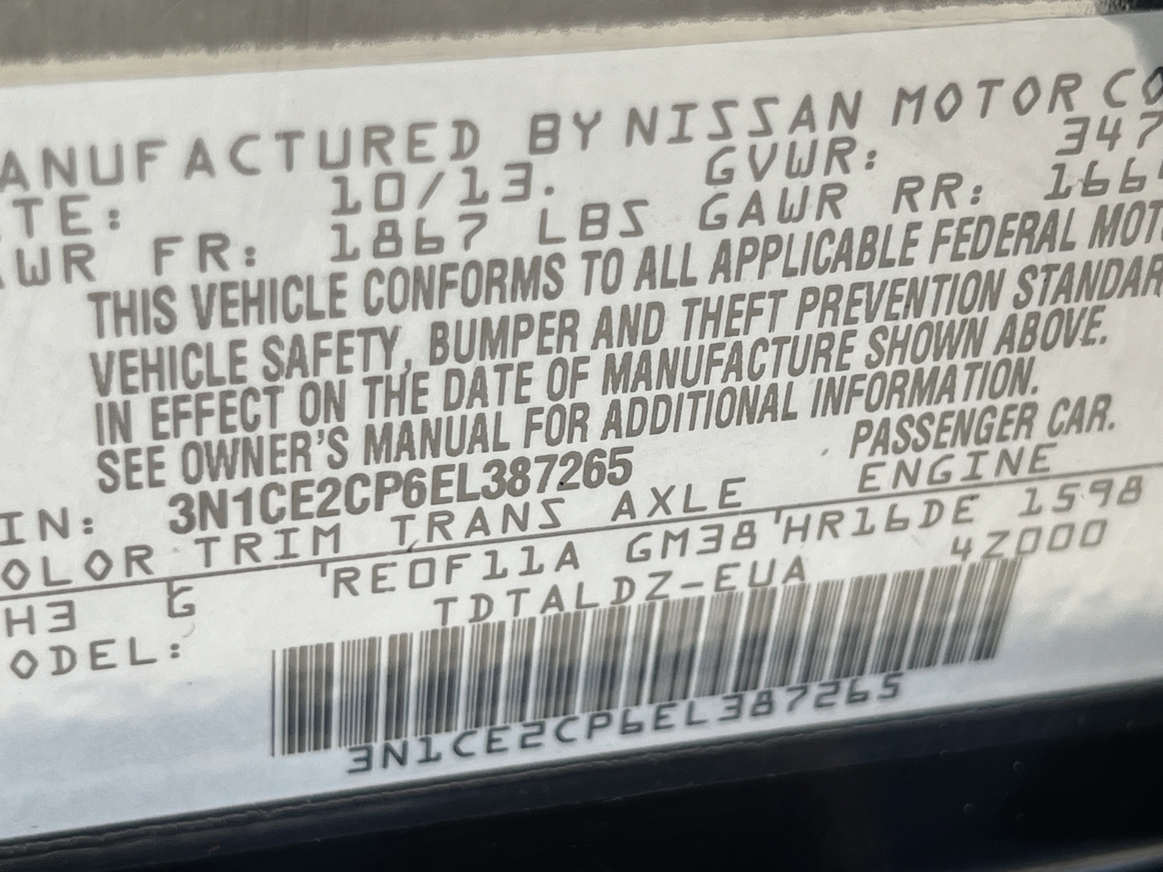 Used 2014 Nissan Versa Note SV image 34