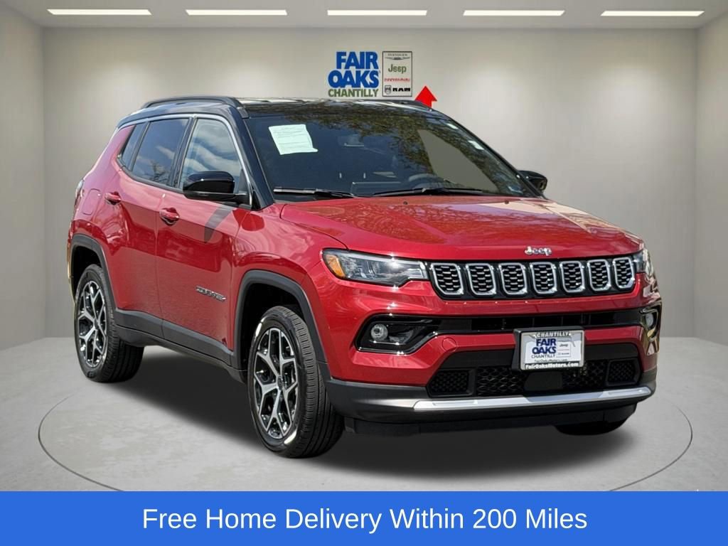 Certified 2025 Jeep Compass Limited AWD/4WD image 1