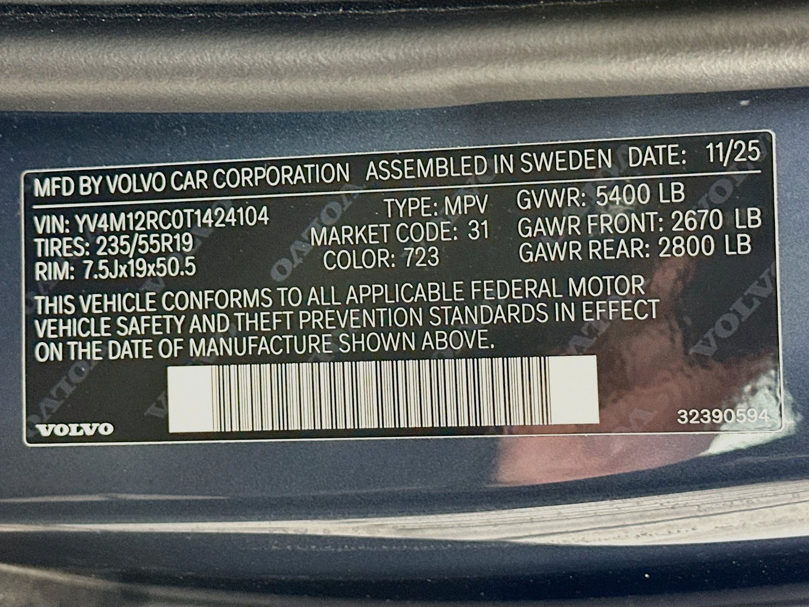 New 2026 Volvo XC60 B5 Plus w/ Protection Package Premier AWD/4WD image 47