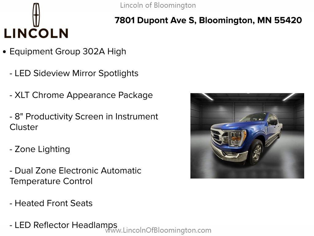 Used 2023 Ford F150 XLT w/ Equipment Group 302A High image 9