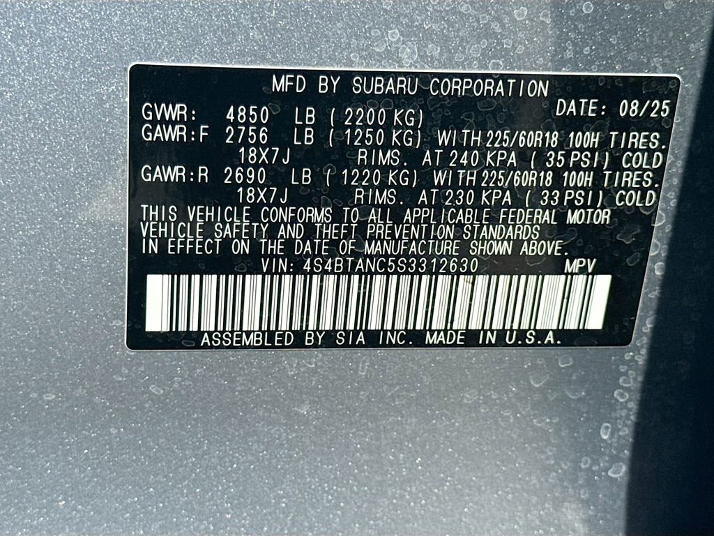 Certified 2025 Subaru Outback Limited AWD/4WD image 42