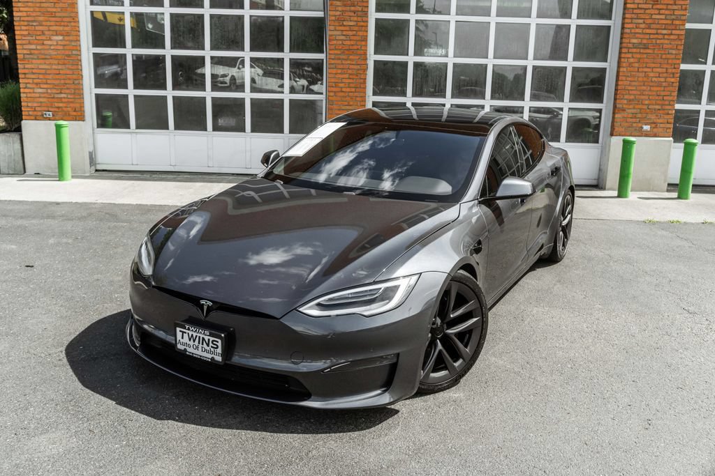 Used 2021 Tesla Model S Plaid AWD/4WD image 2