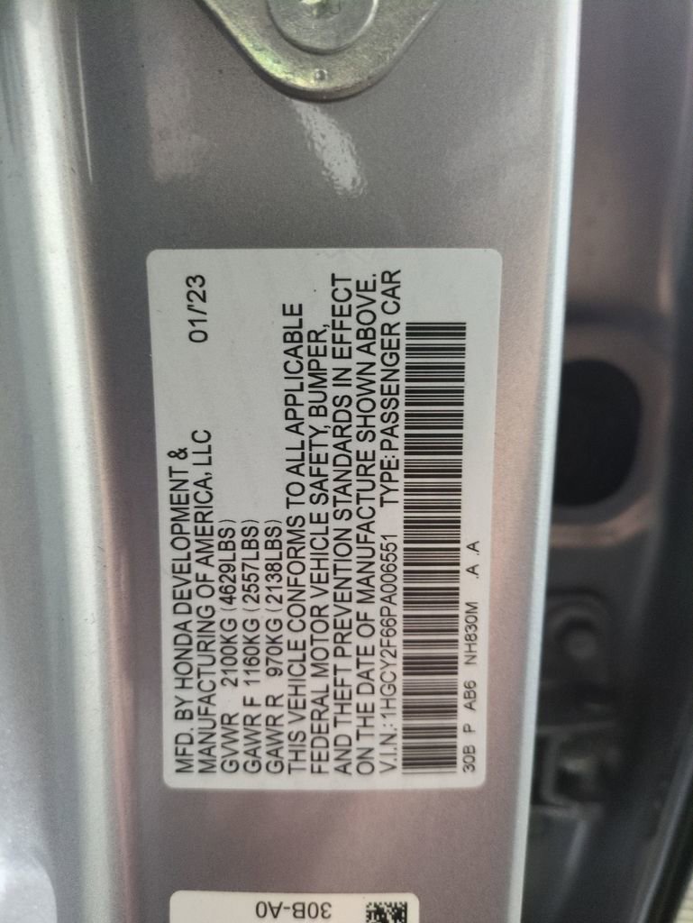 Certified 2023 Honda Accord EX-L image 29